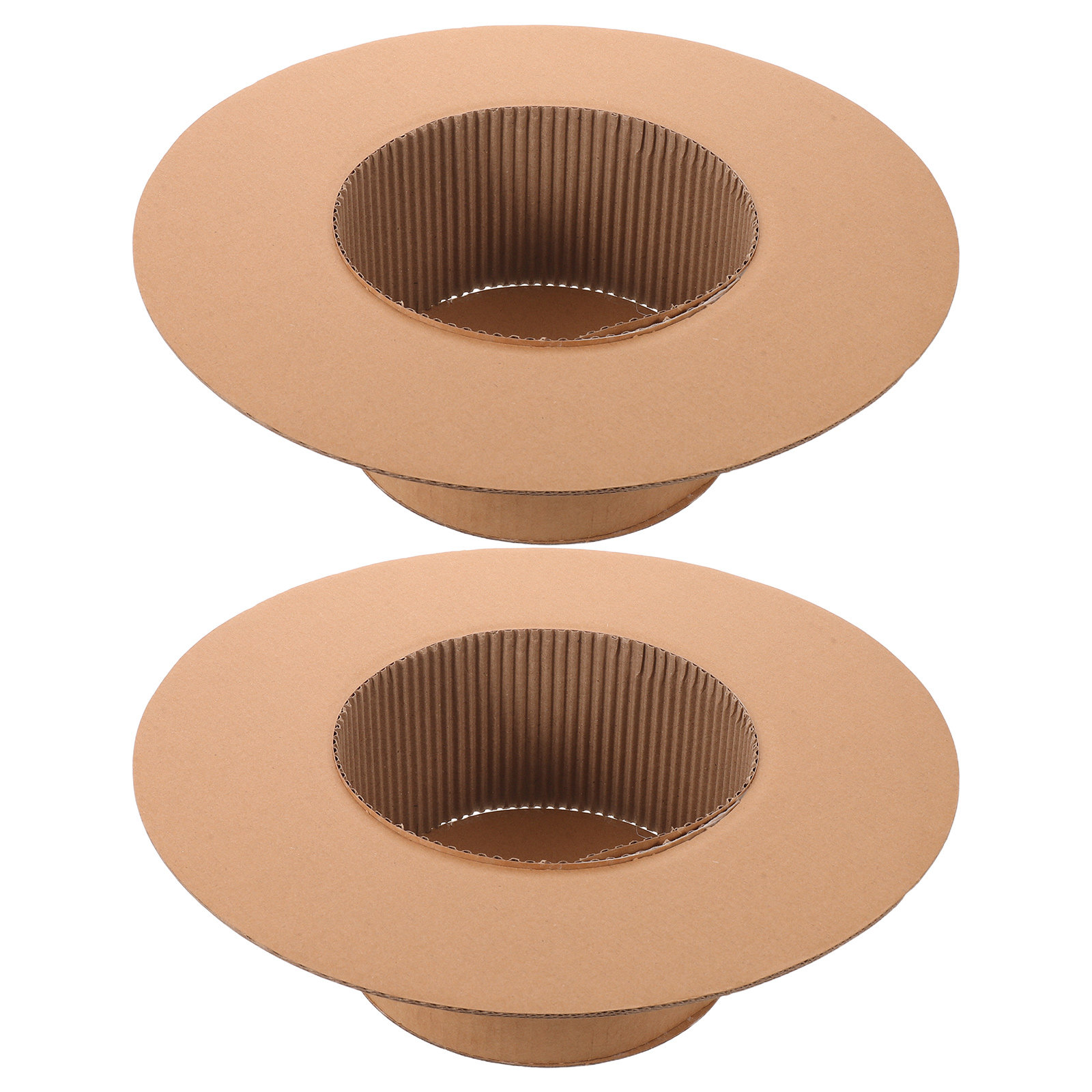Art Craft Cardboard - 2 sombreros de copa en blanco