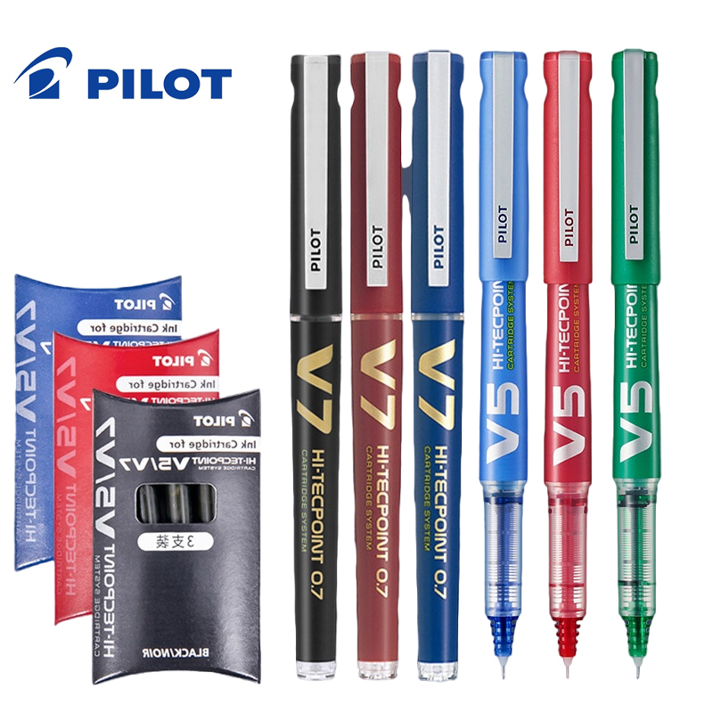 Pilot Pen V5 - Bolígrafo de Gel piloto recargable V5/V7,