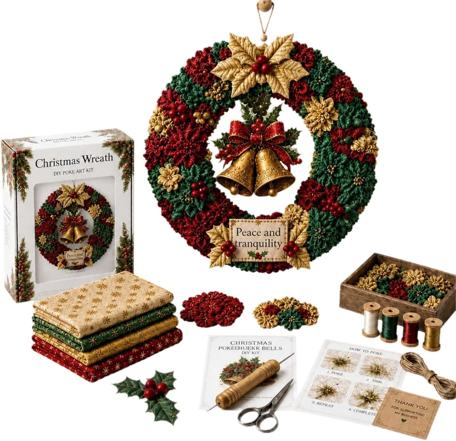 Kit DIY de Corona Navideña 3D  - Art Craft Kit reseña y precio