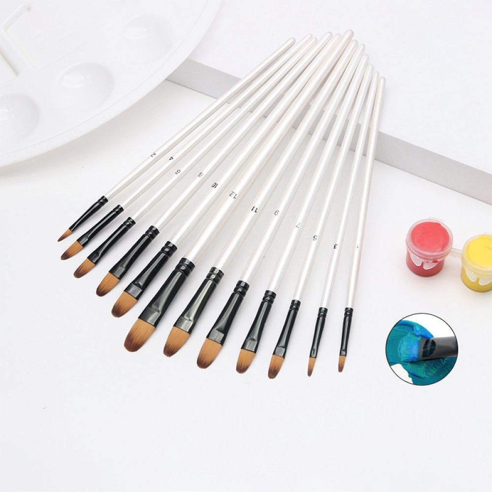 Juego de pinceles de nailon du - Gouache Paint Set reseña y precio