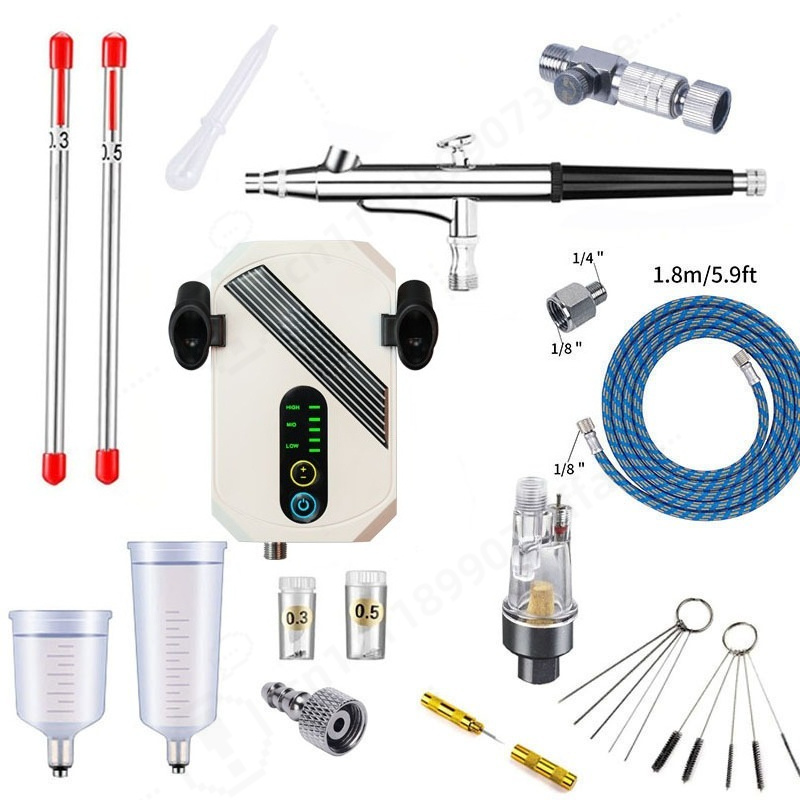 Kit de Compresor de Aerógrafo  - Art Craft Kit reseña y precio