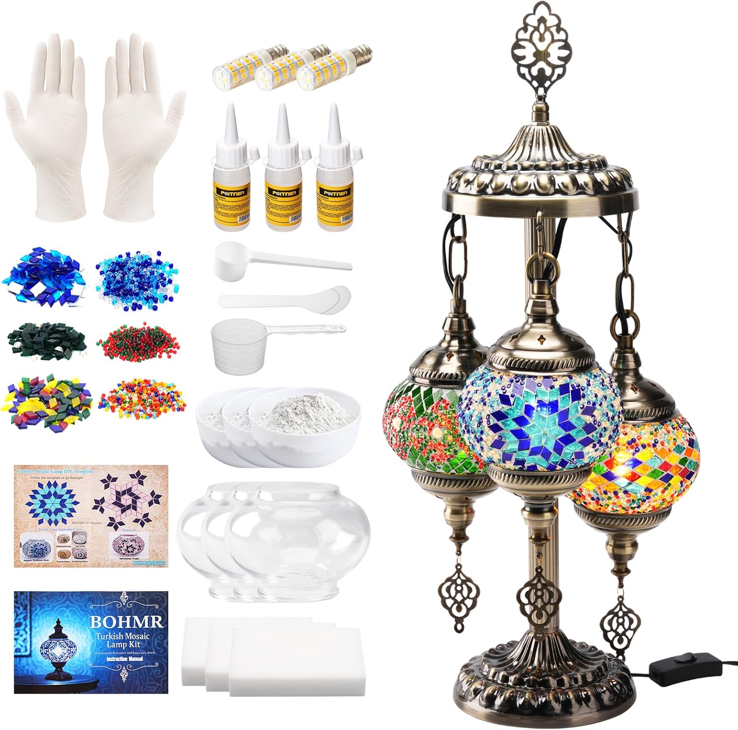 Kit de Lámpara Turca de Mosaic - Art Craft Kit reseña y precio