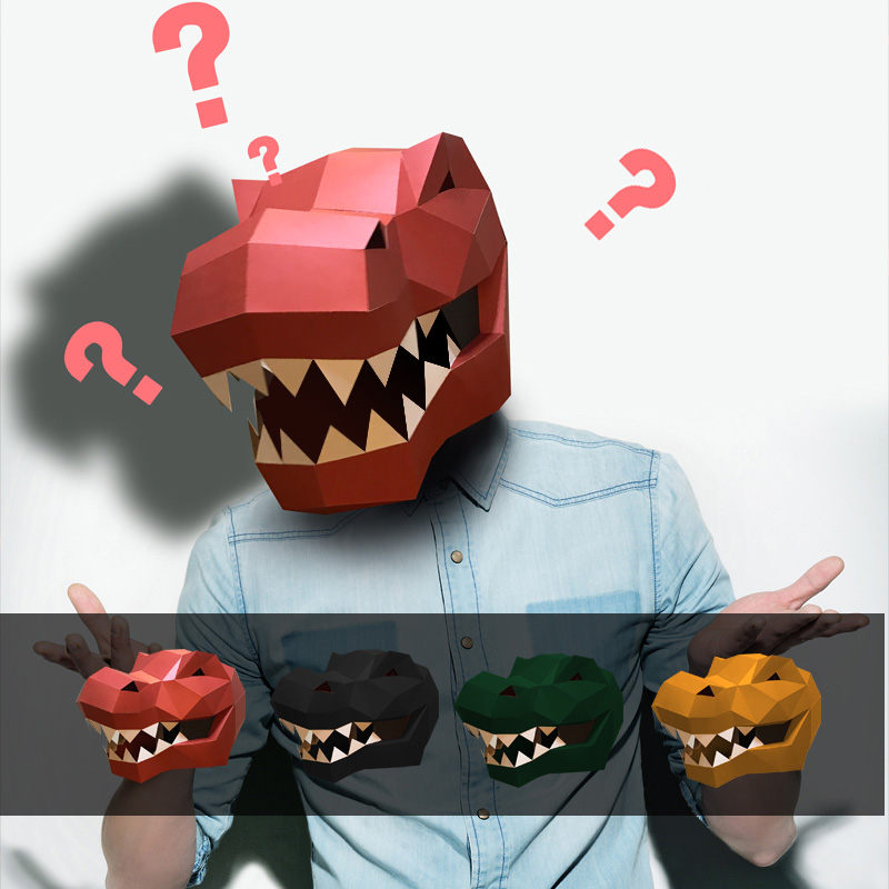 Máscara de Animal Tiranosaurio - Art Craft Cardboard reseña y precio