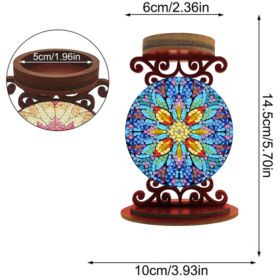 Portavelas con motivos florale - Art Craft Kit reseña y precio